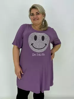 Ошатна якісна футболка "Happy" (Хеппі) з віскози люкс якості Розміри 66-68 70-72 74-76