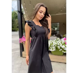 Платье черного  цвета
